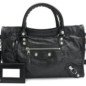 Balenciaga City Black Shoulder Bag